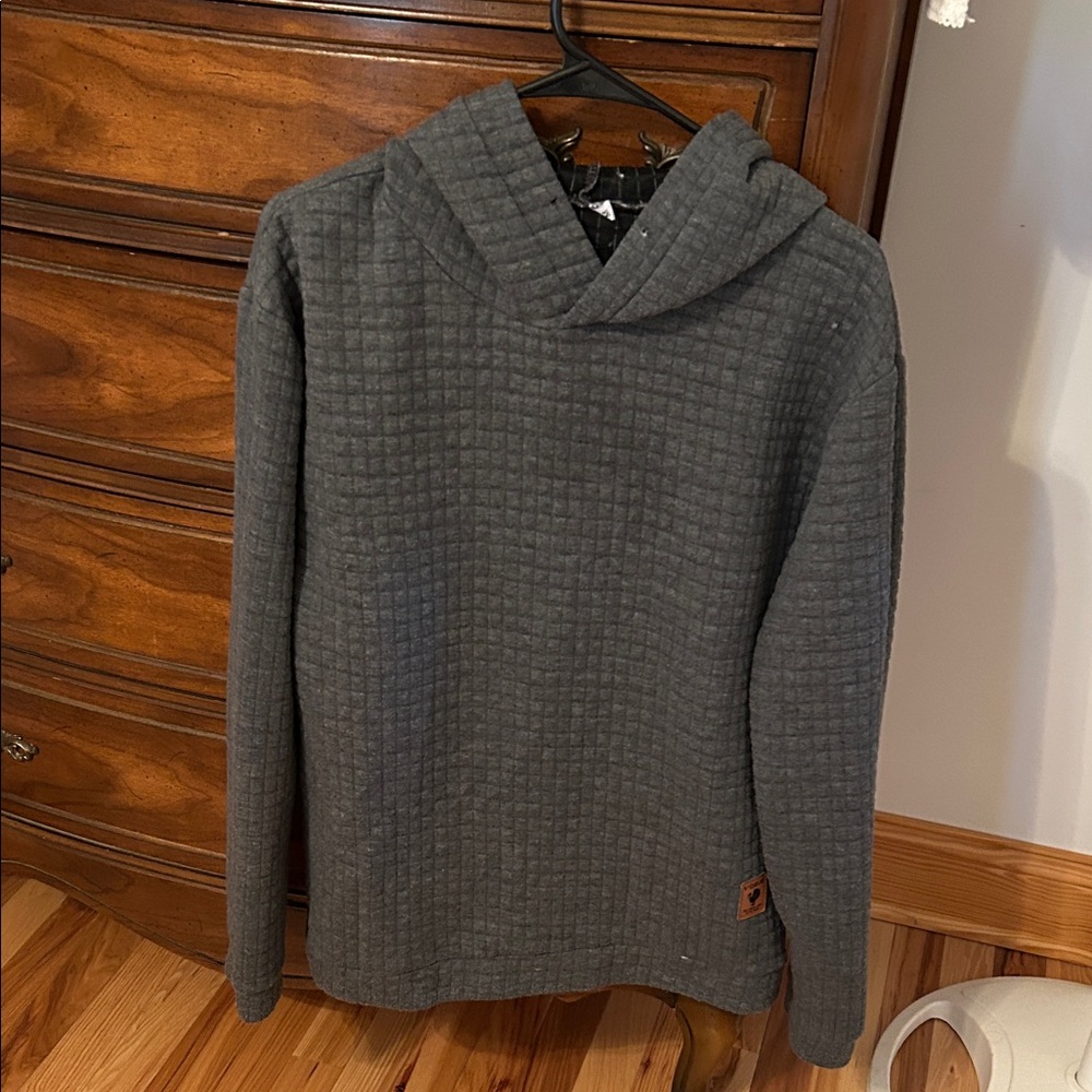 Vogue Dark Gray Hooded Sweater
